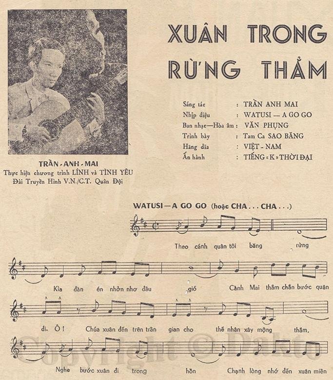 Sheet nhạc Xuân Trong Rừng Thẳm